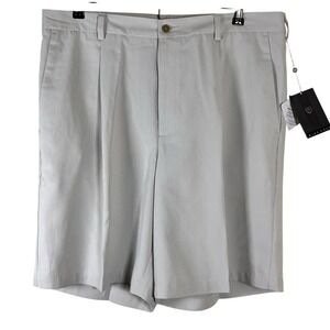 NWT Nike Golf Mens Size 38 Shorts Pleated Athletic Chino Beige 114904 Athleisure